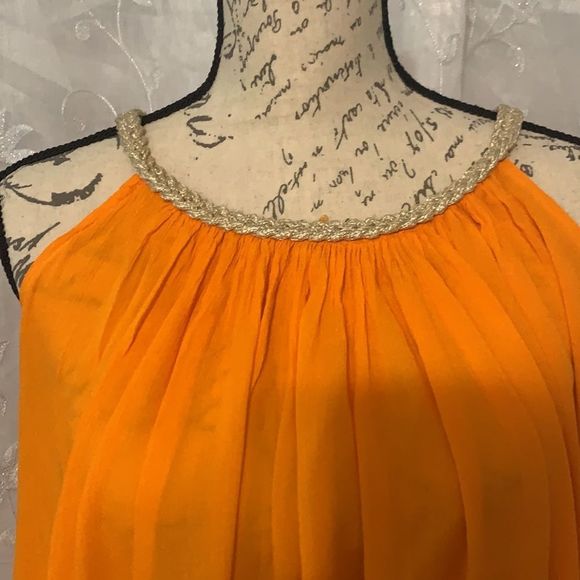 Sand & Spirit | Orange Cover up / House Dress | size 2 - Picture 3 of 6